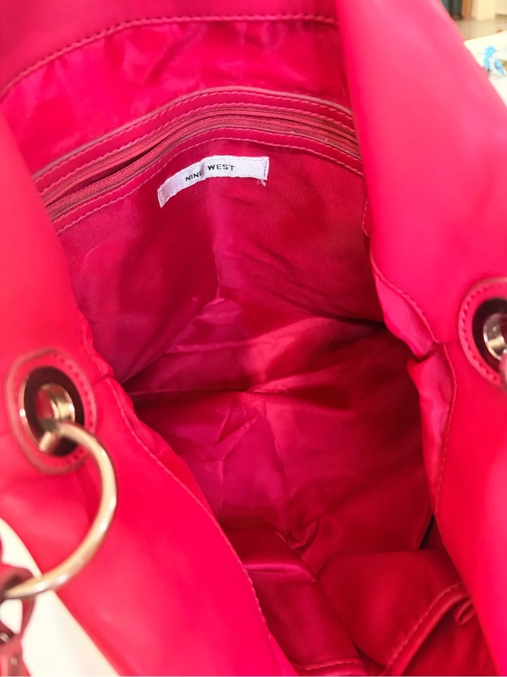 Nine West Vibrant Rainbow Colorblock Hobo Bag